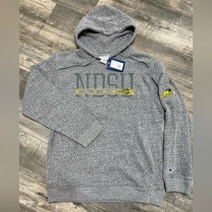 Men’s Champion brand North Dakota State University NDSU Bison sweatshirt.